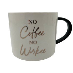 Harmon Porcelain Coffee Mug | White and Black